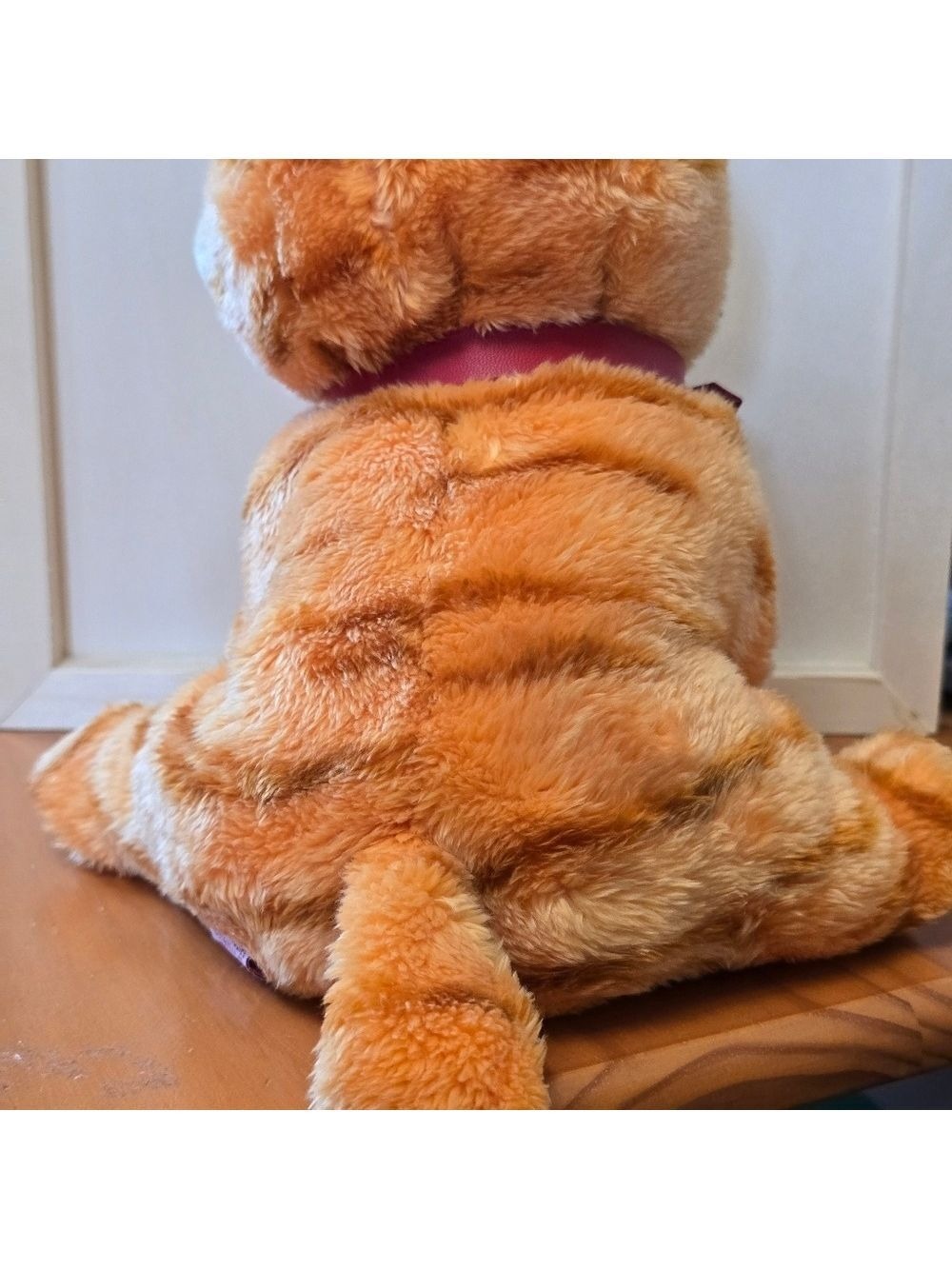 Vintage 2004 Garfield Plush Toy with Collar - Picture 6 of 10